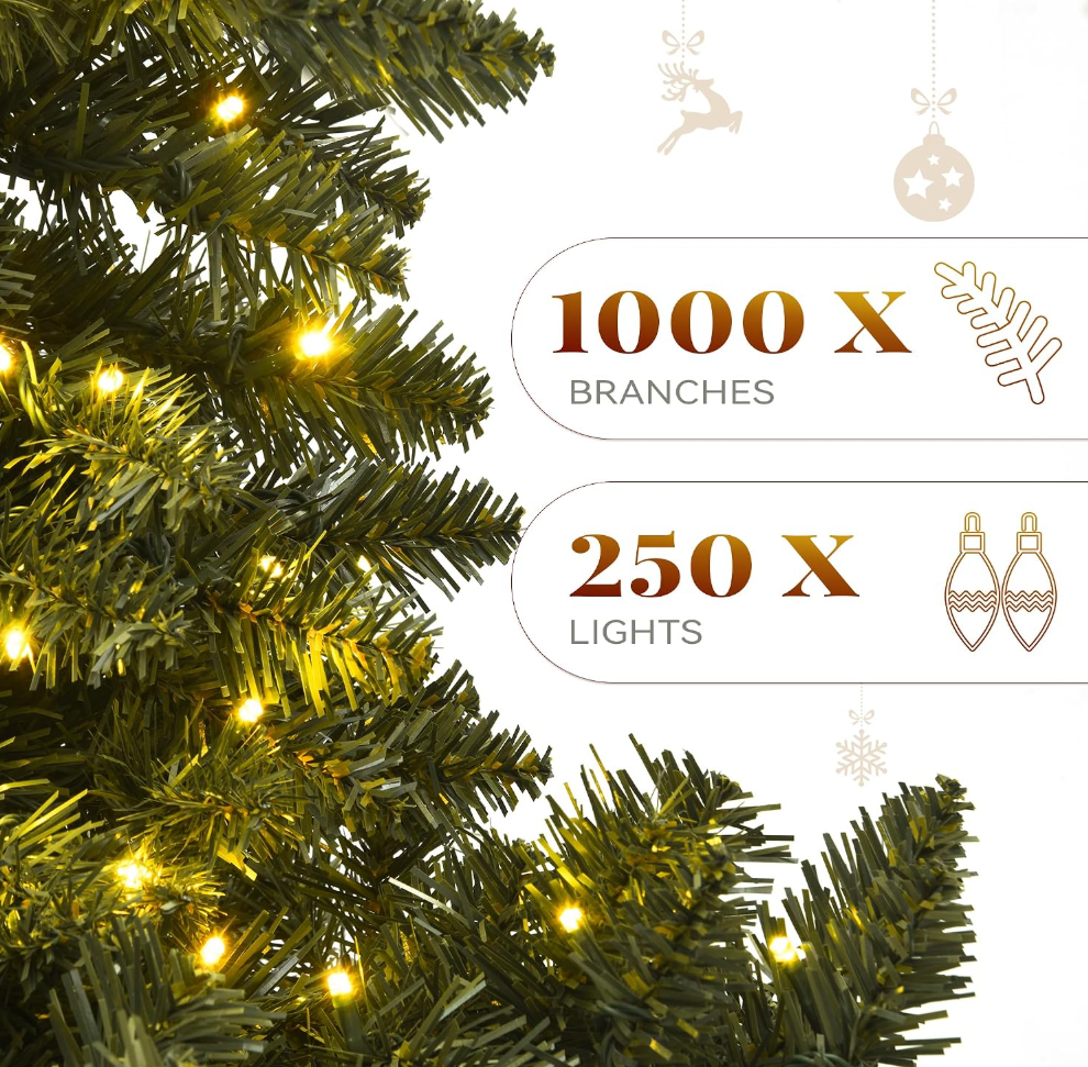 The Everglow™ Grand Spruce Pre-Lit Christmas Tree