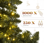 The Everglow™ Grand Spruce Pre-Lit Christmas Tree