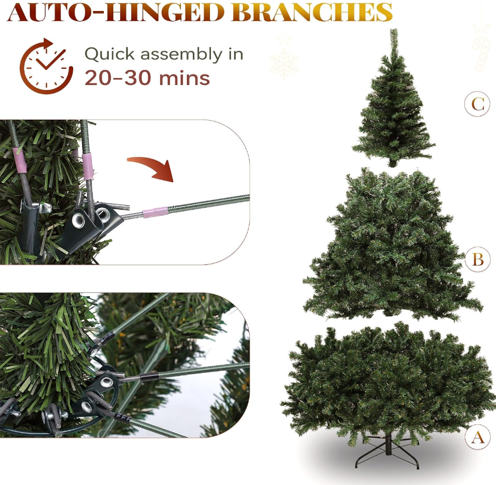 The Everglow™ Grand Spruce Pre-Lit Christmas Tree