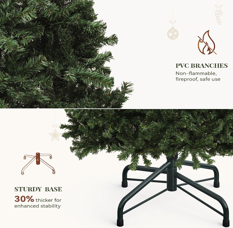 The Everglow™ Grand Spruce Pre-Lit Christmas Tree