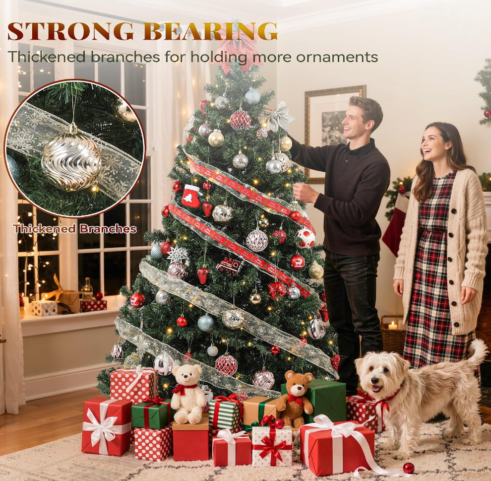 The Everglow™ Grand Spruce Pre-Lit Christmas Tree