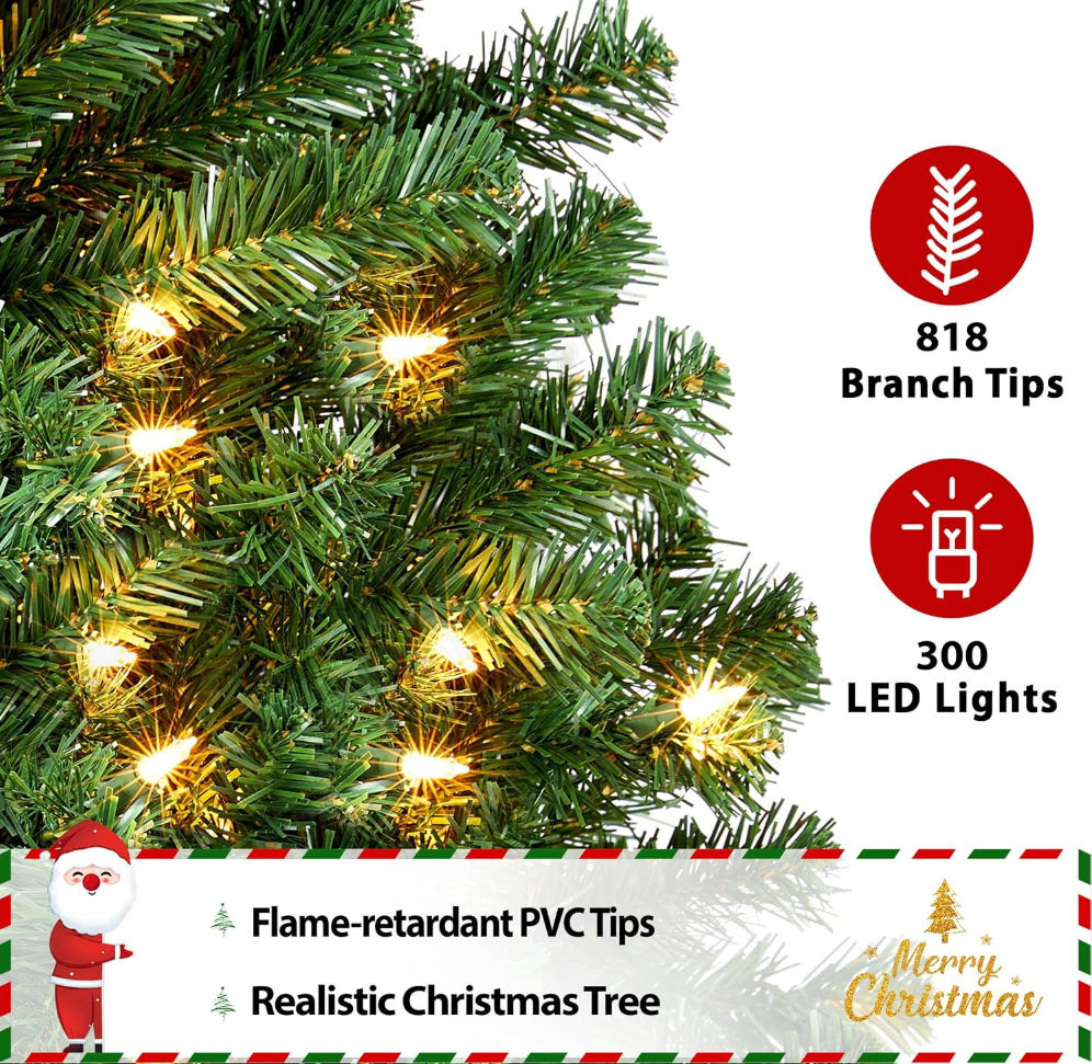 The Evergreen Royale™ Pre-Lit Christmas Tree