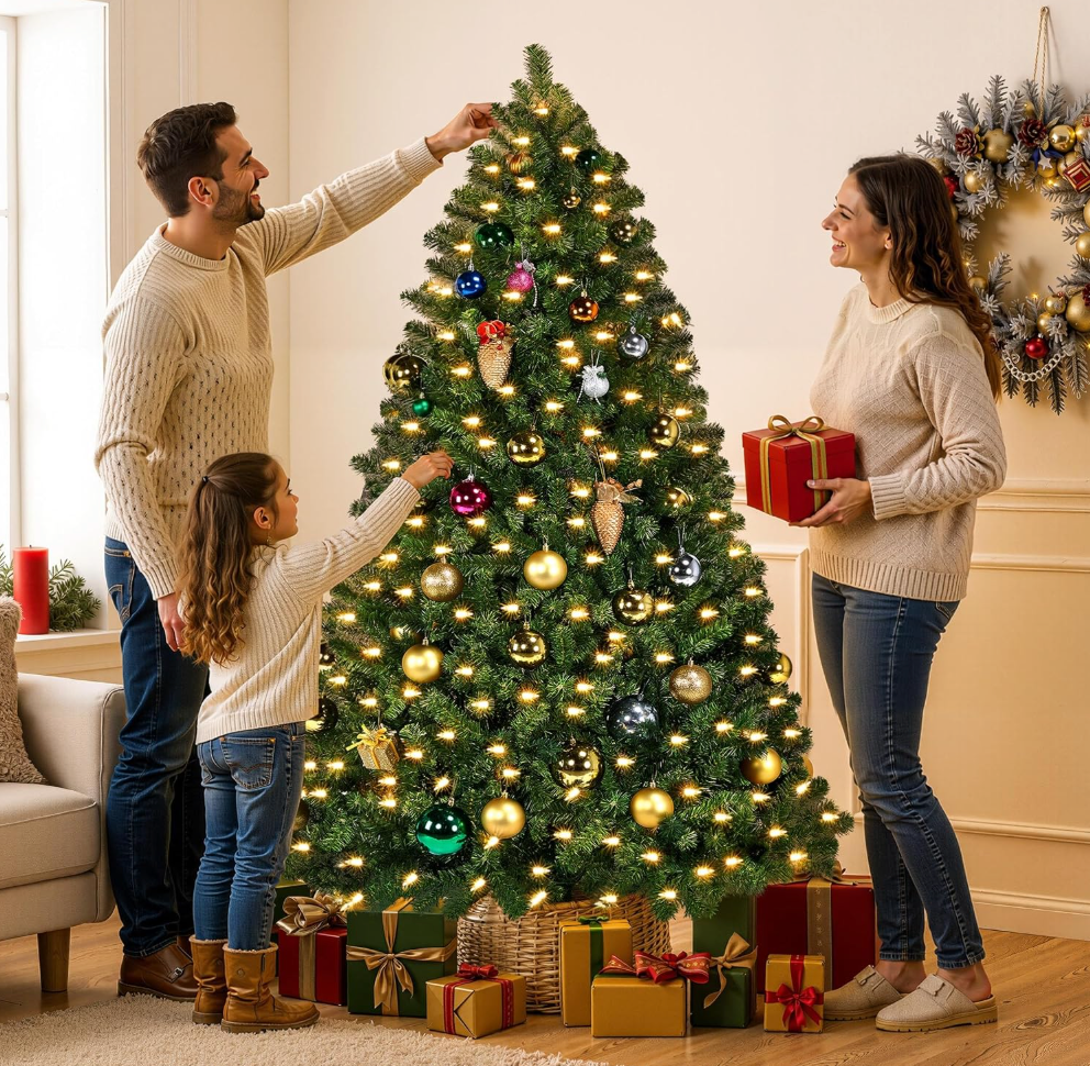 The Evergreen Royale™ Pre-Lit Christmas Tree