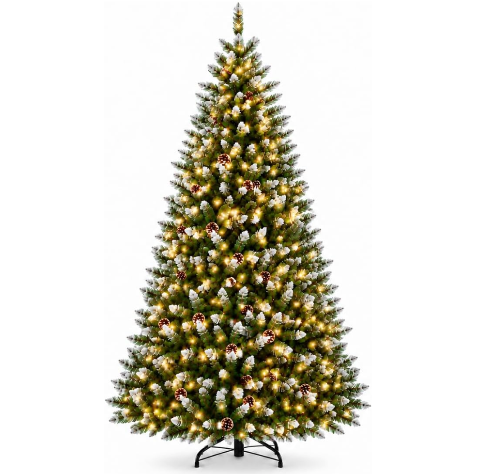 The Snowpine™ Pre-Lit Pinecone Christmas Tree
