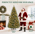The Snowpine™ Pre-Lit Pinecone Christmas Tree