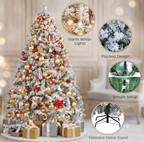 The Frostelle™ Snow-Flocked Pre-Lit Christmas Tree