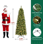 The Silhouette™ Slim Pre-Lit Christmas Tree