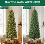 The Silhouette™ Slim Pre-Lit Christmas Tree