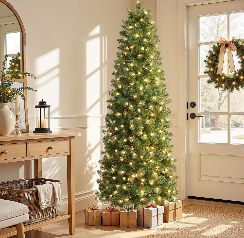 The Silhouette™ Slim Pre-Lit Christmas Tree