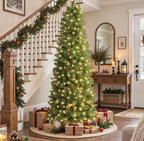 The Silhouette™ Slim Pre-Lit Christmas Tree