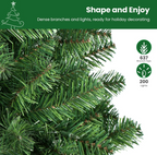 The Silhouette™ Slim Pre-Lit Christmas Tree