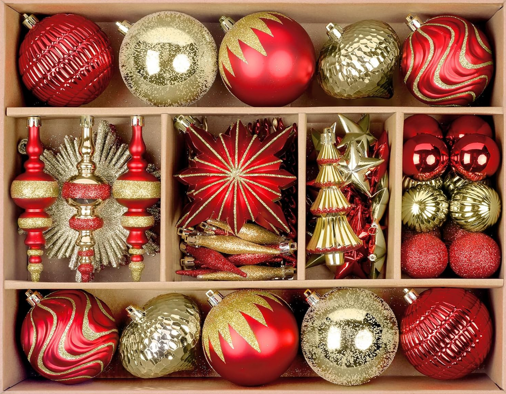 The Noël Royale™ 80-Piece Christmas Ornament Collection
