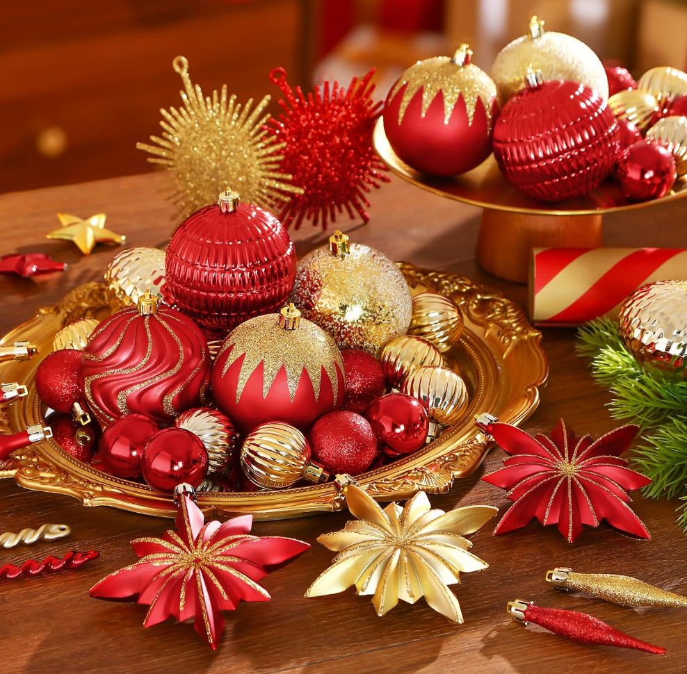 The Noël Royale™ 80-Piece Christmas Ornament Collection