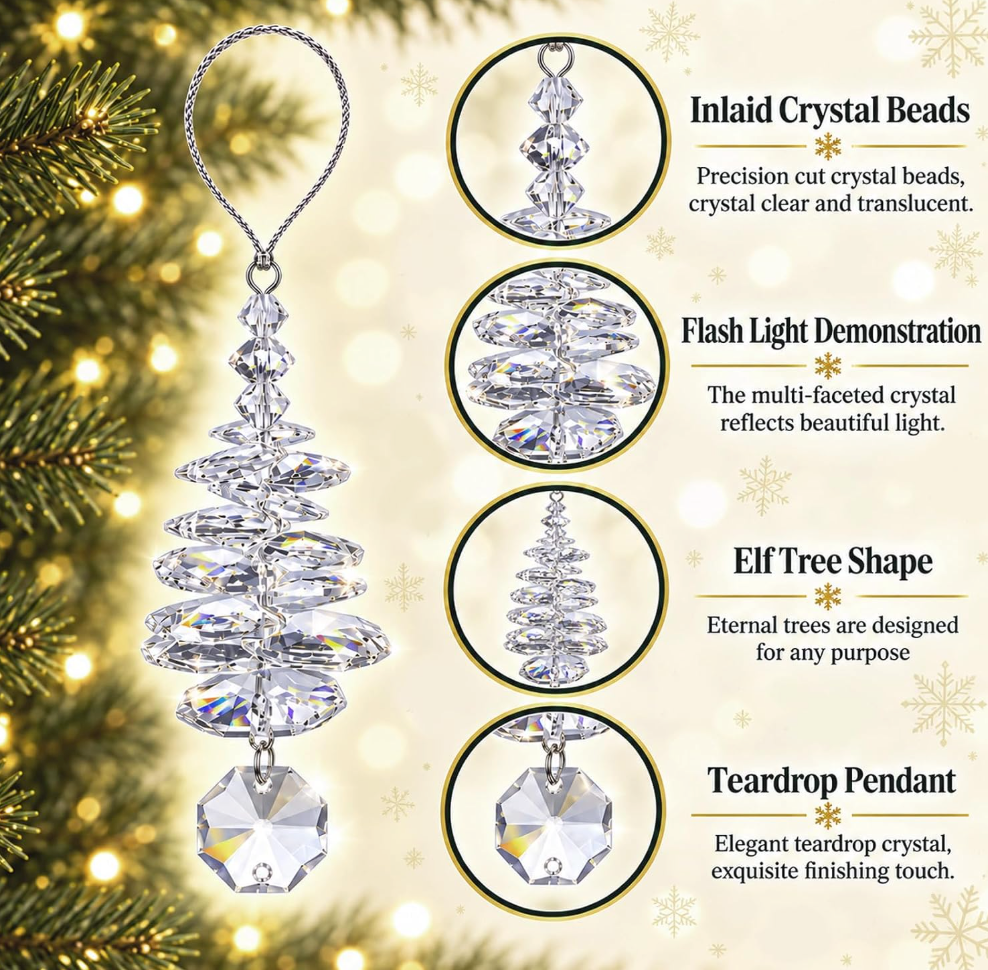 The Crystal Noël™ 32-Piece Christmas Ornament Collection