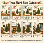 The Snowfall Luxe™ Faux Fur Christmas Tree Skirt