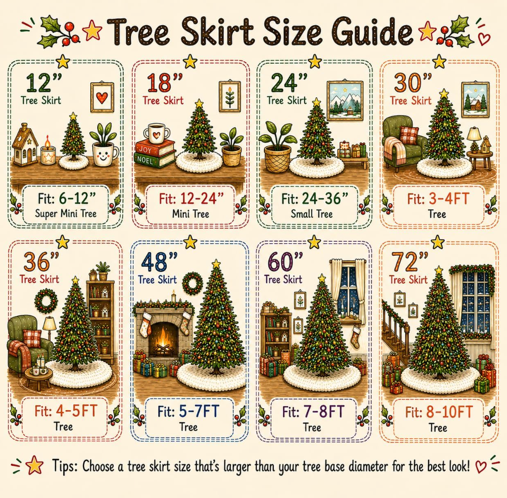The Snowfall Luxe™ Faux Fur Christmas Tree Skirt