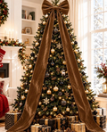 The Velvet Royale™ Oversized Christmas Tree Topper Bow