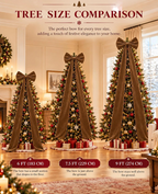 The Velvet Royale™ Oversized Christmas Tree Topper Bow