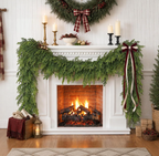 The Evergreen Cascade™ 6 FT Norfolk Pine Christmas Garland