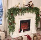 The Evergreen Cascade™ 6 FT Norfolk Pine Christmas Garland